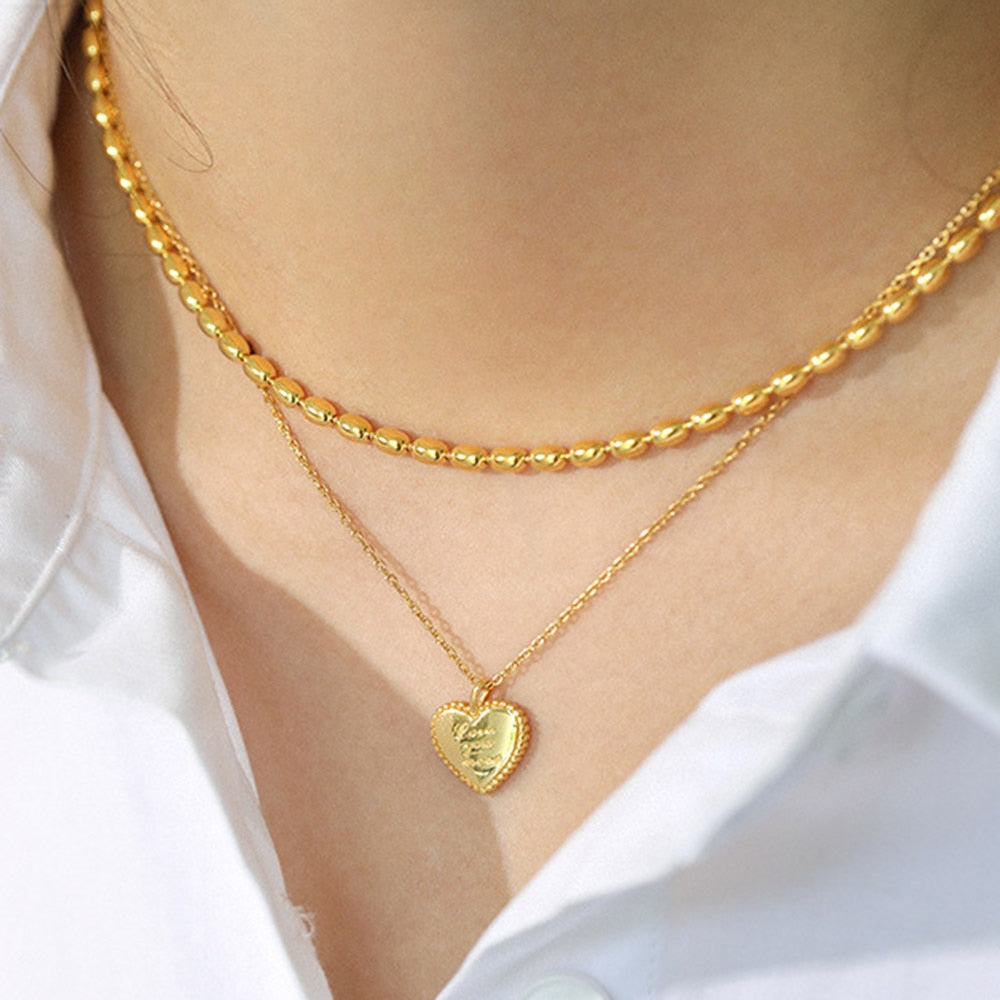 Collar Love you more Oro