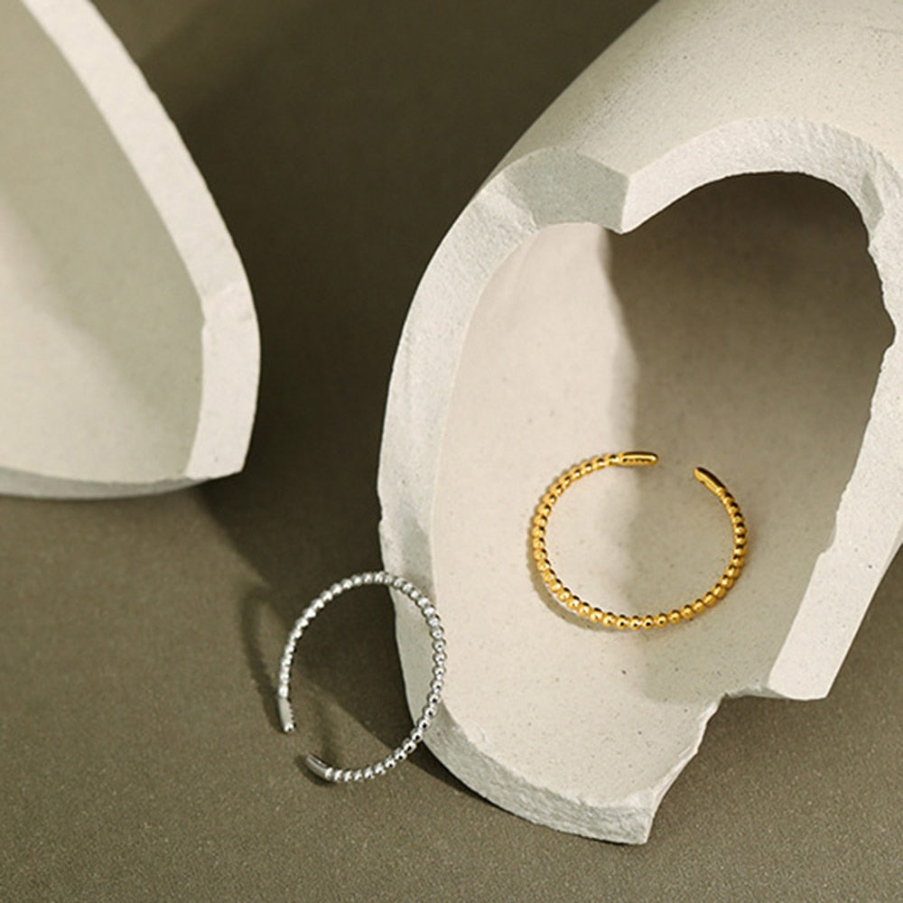 Anillo Bolitas Oro