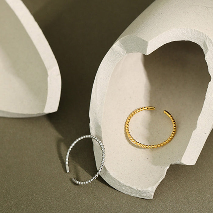 Anillo Bolitas Oro