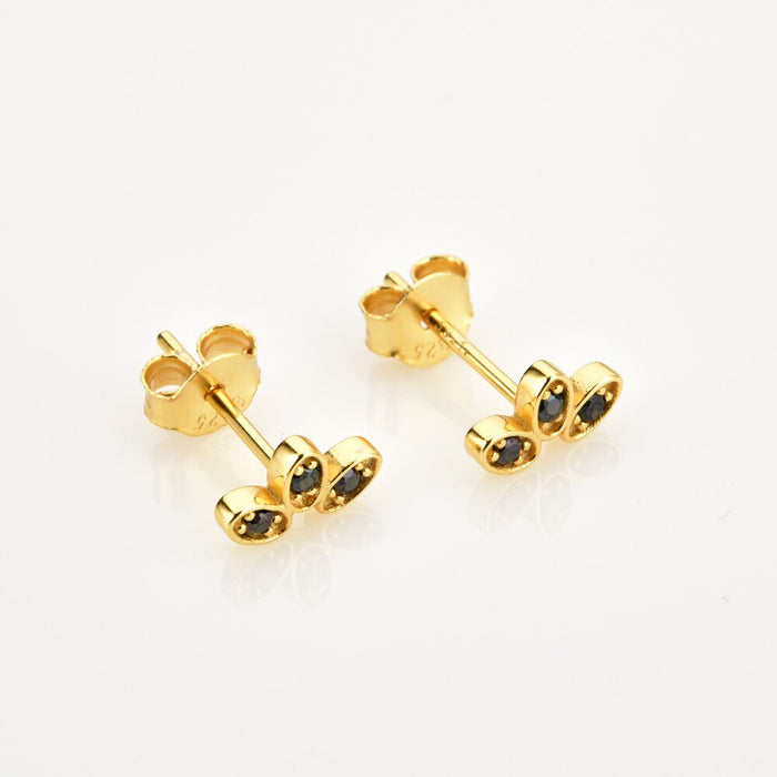 Pendientes Jaya Black
