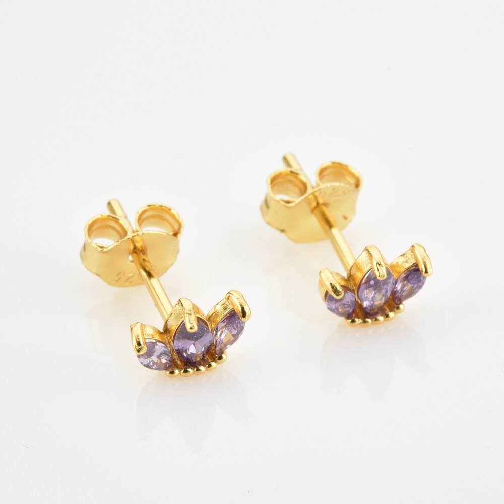 Pendientes Lila Tulip Oro