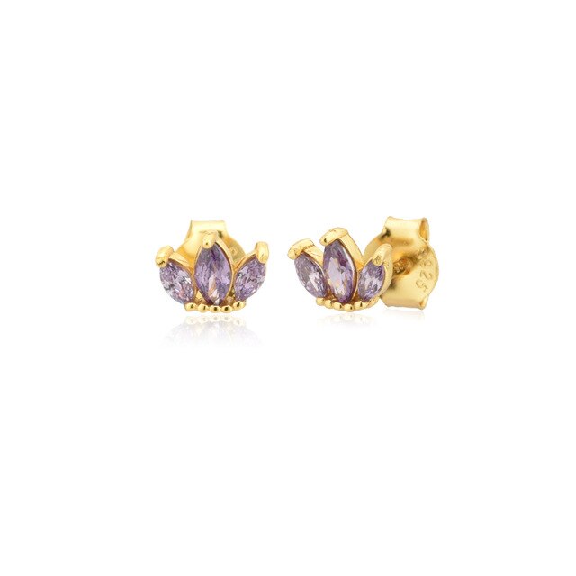 Pendientes Lila Tulip Oro