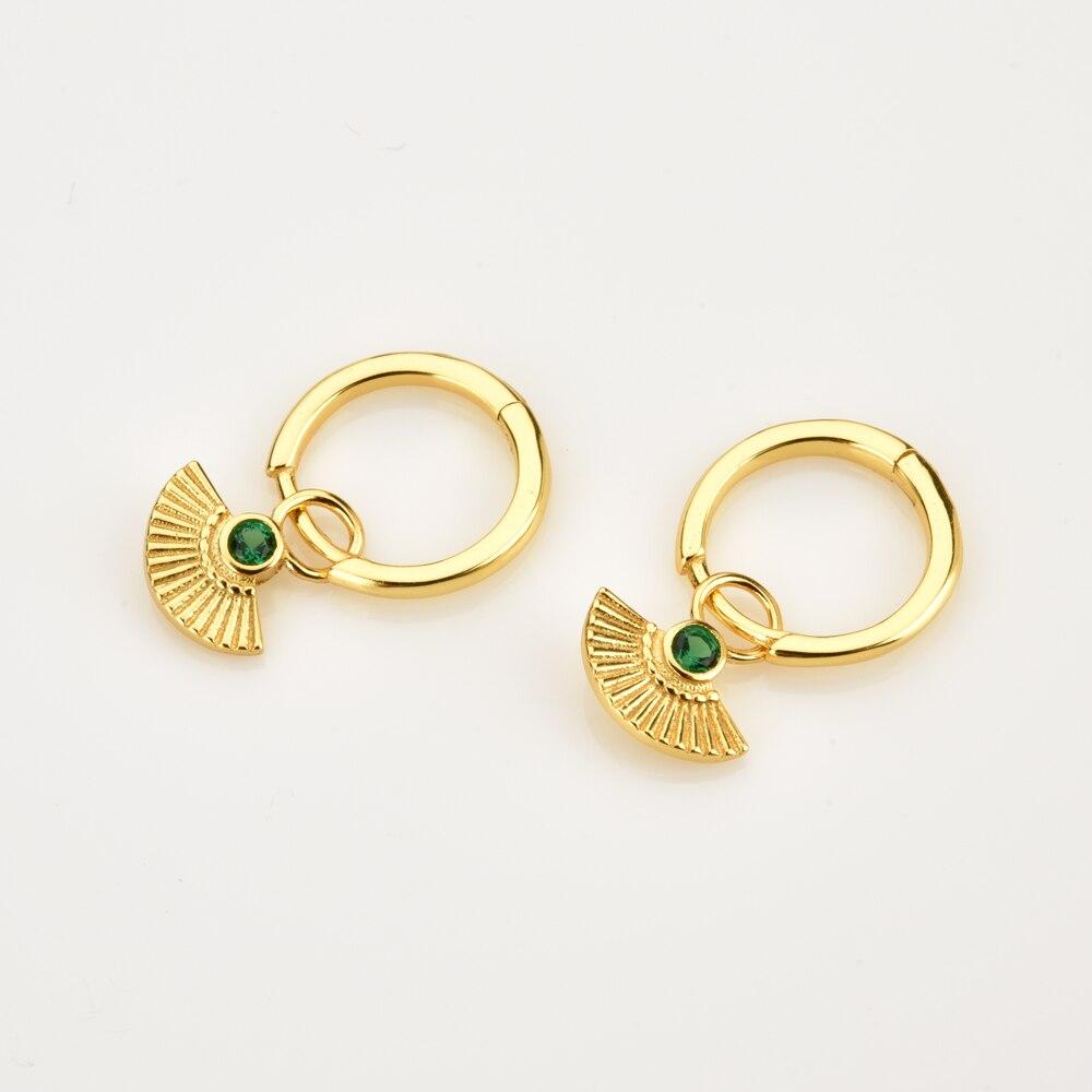 Pendientes Rawa Green