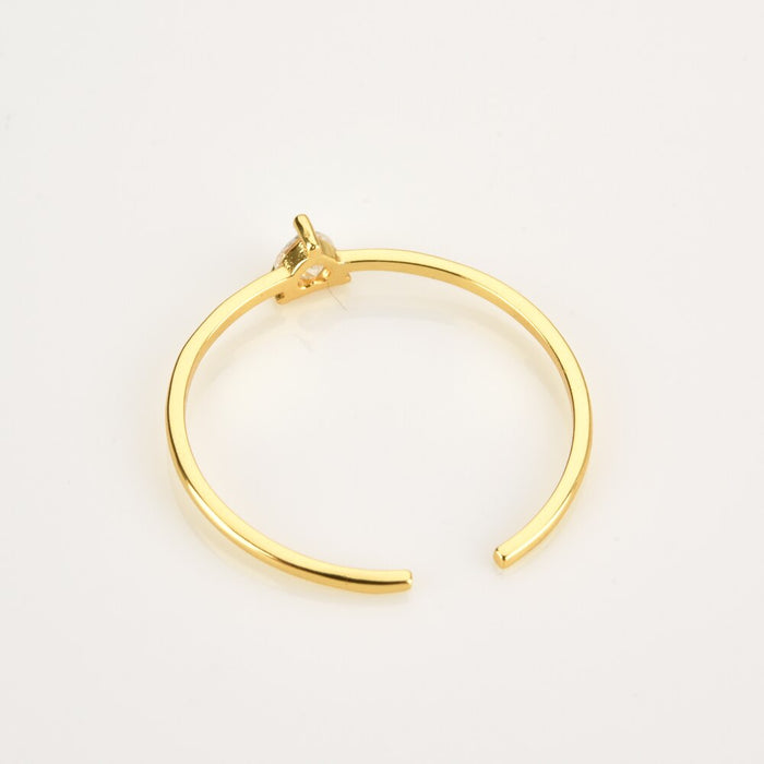Anillo Heart Champagne