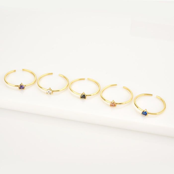 Anillo Heart Lila