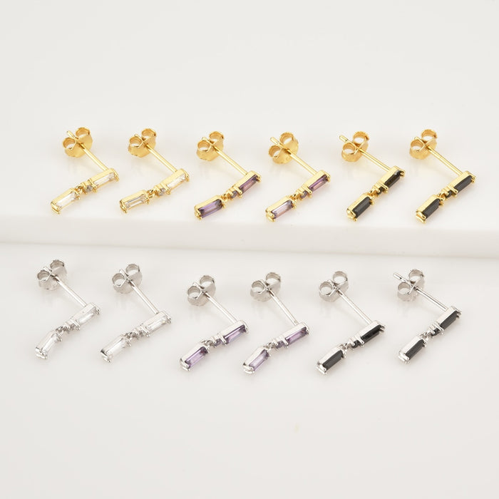 Pendientes Vinni Lila Plata