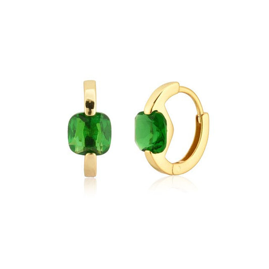 Aros Meg Green Oro