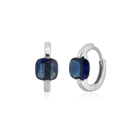 Aros Meg Blue Plata