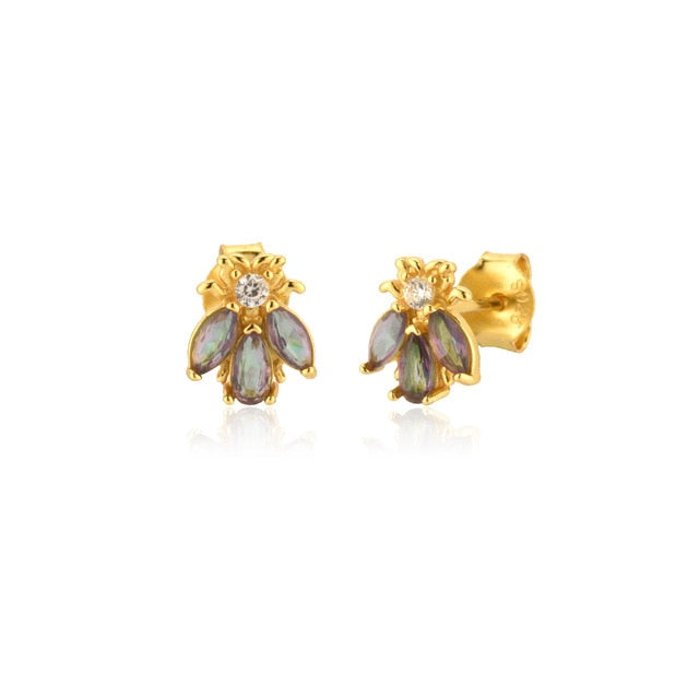 Pendientes Beetle Oro