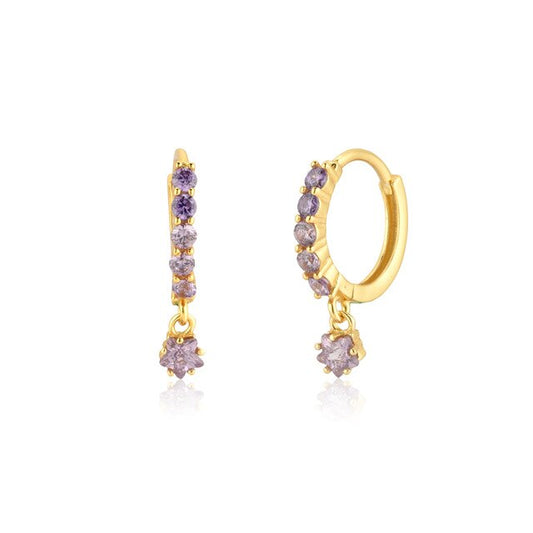 Aros Destiny Lila Oro