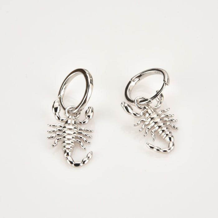 Pendientes Scorpion Plata