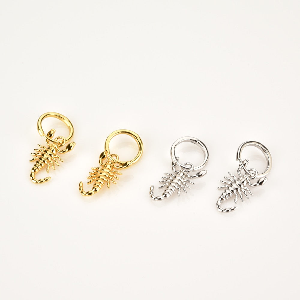 Pendientes Scorpion Plata