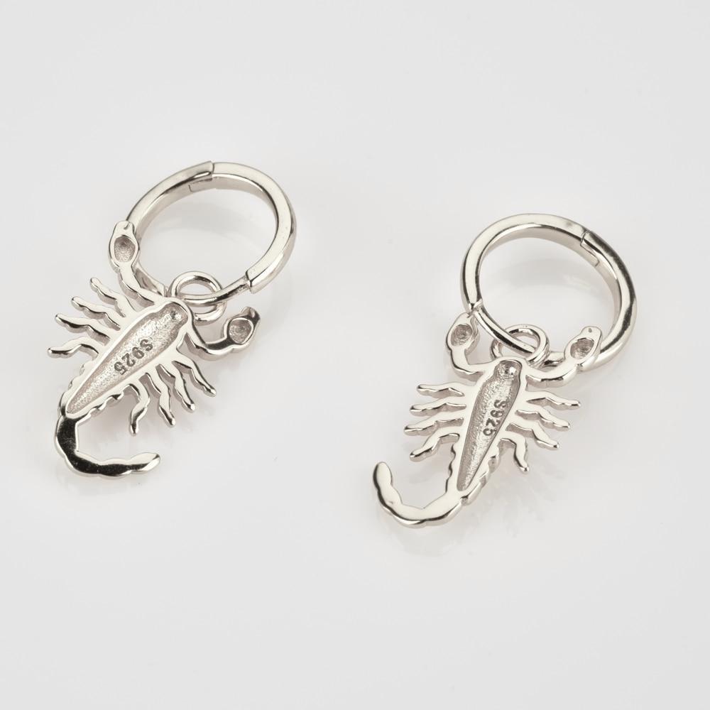 Pendientes Scorpion Plata
