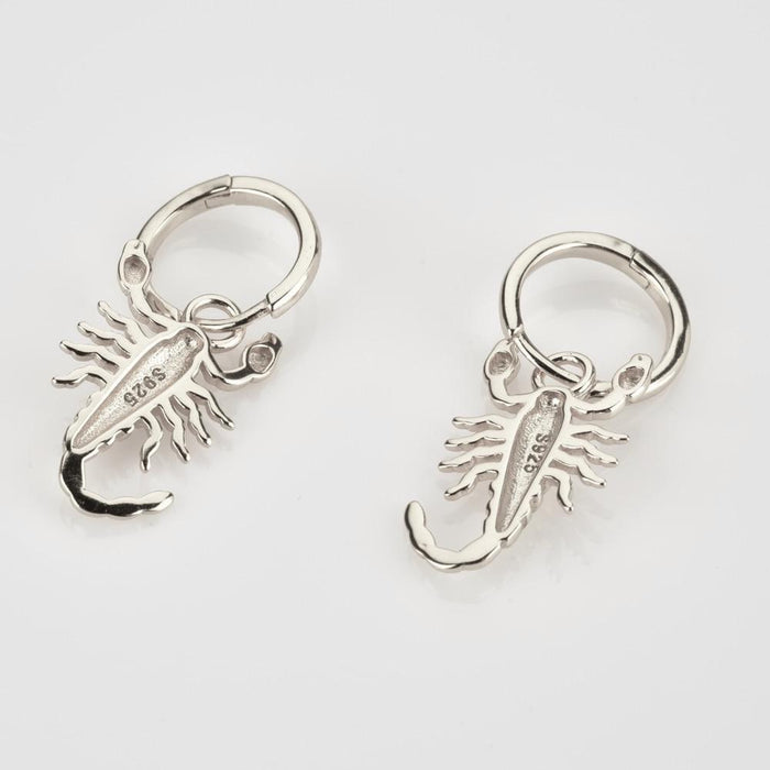 Pendientes Scorpion Plata
