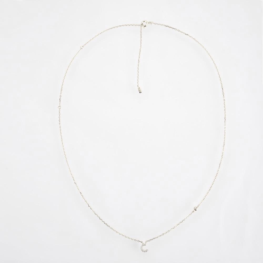 Collar Shiny Inicial Plata