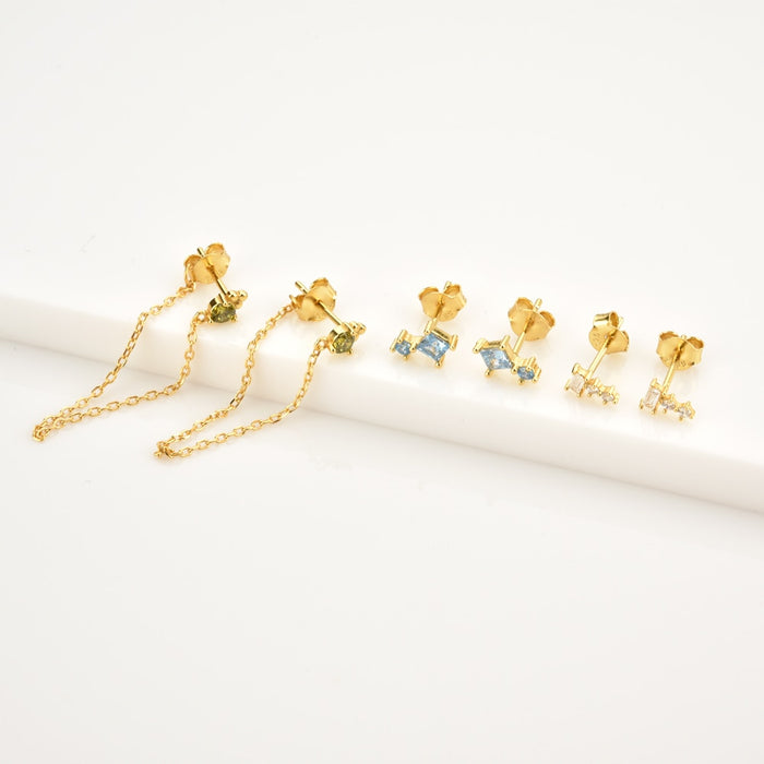 Pendientes Blue Trix