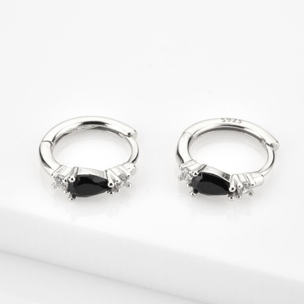 Aros Black Denia Plata