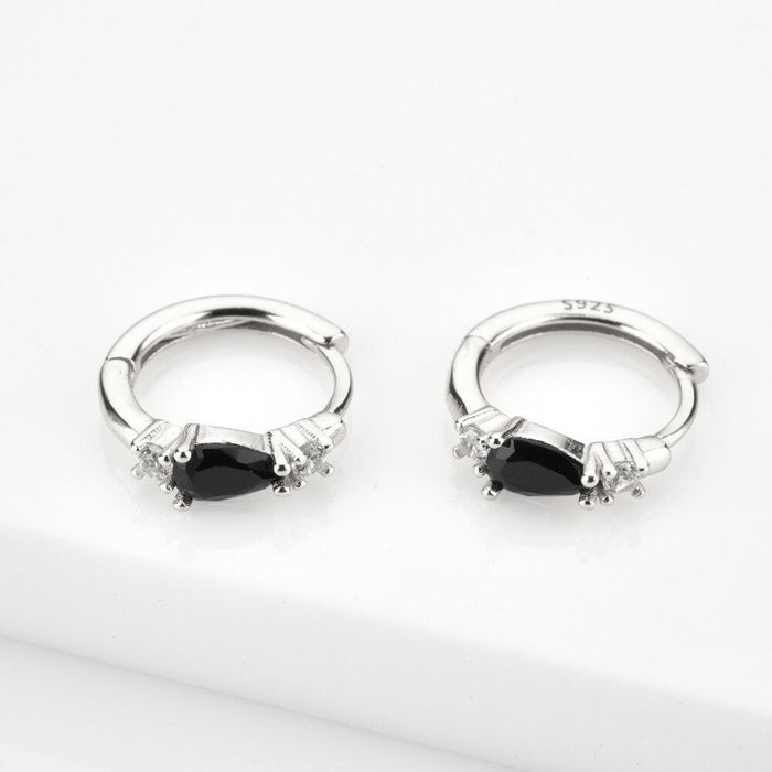 Aros Black Denia Plata
