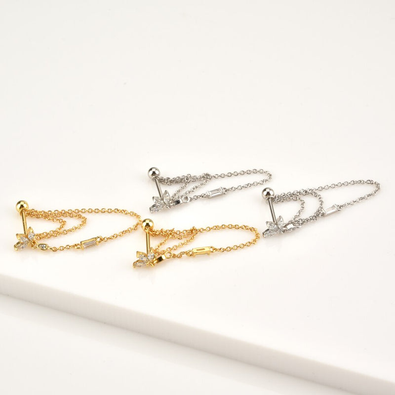 Jasmine Silver Earrings 