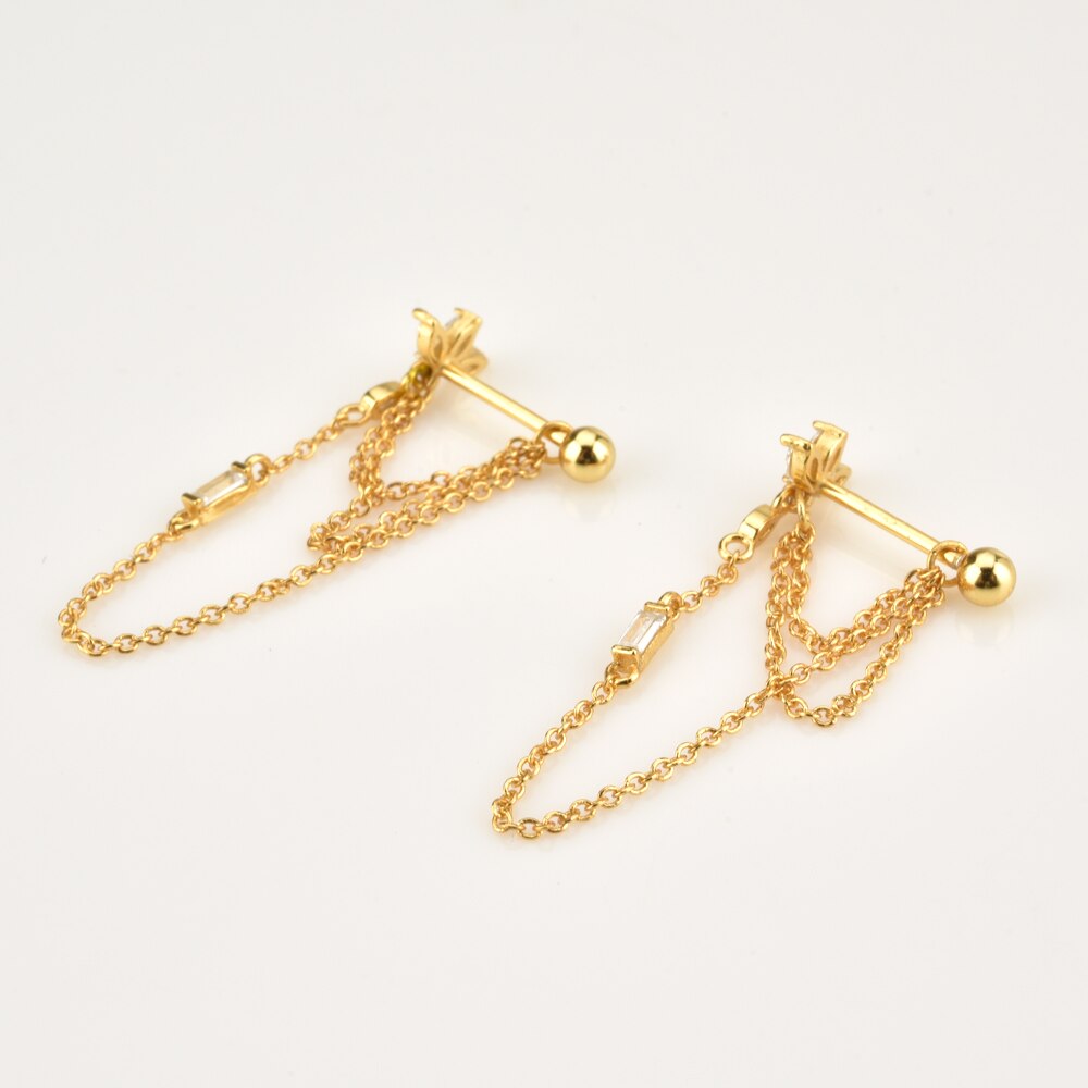 Pendientes Jasmine Oro