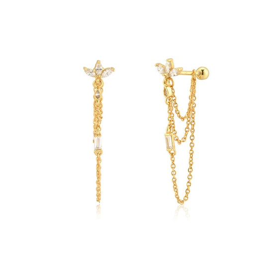 Pendientes Jasmine Oro