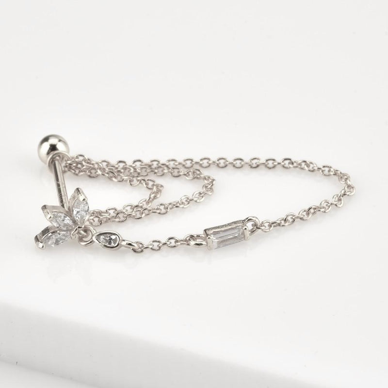 Jasmine Silver Earrings 