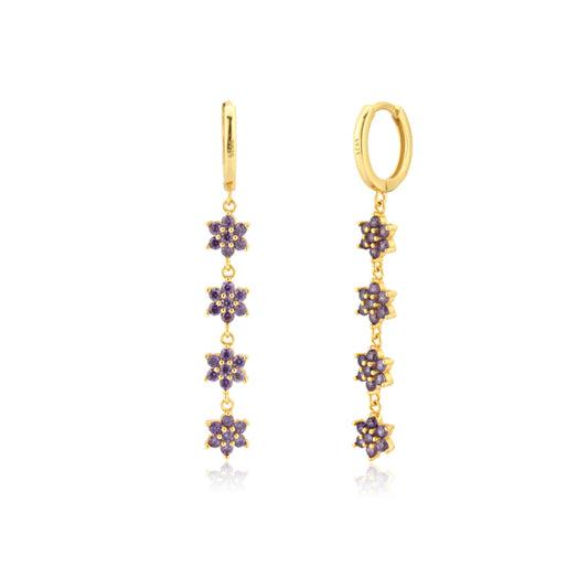 Aros Calantha Lila Oro