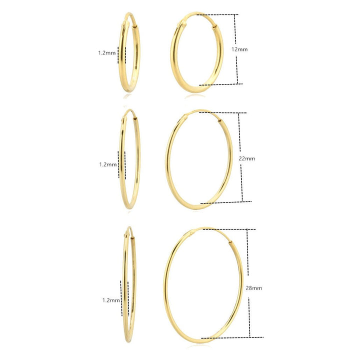 Orecchini Basic Oro
