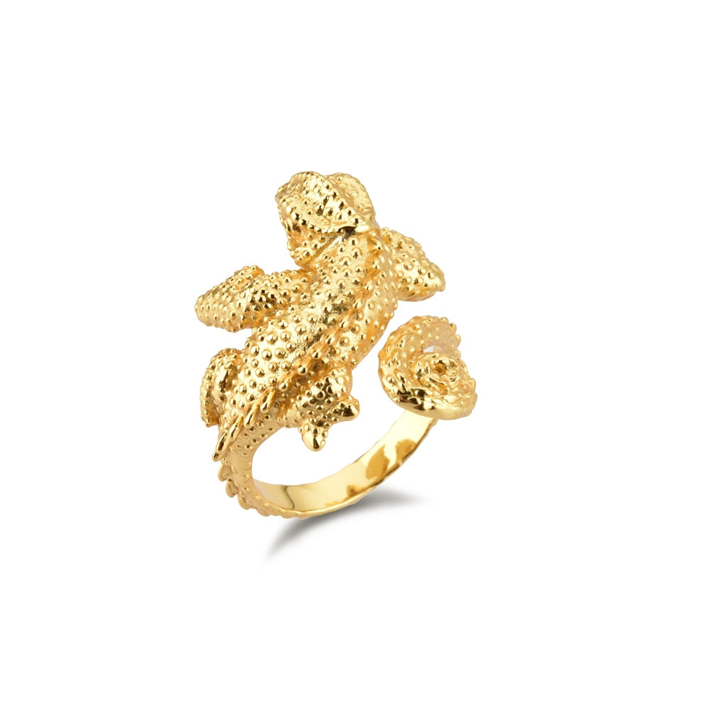 Anillo Lizard Oro