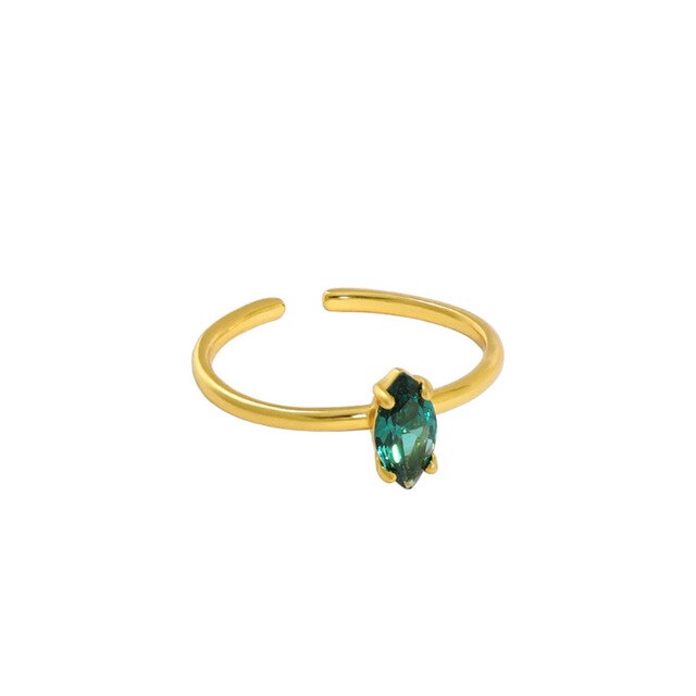 Anillo Deyn Green Oro