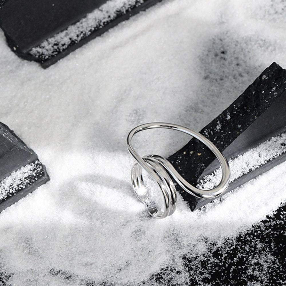 Anillo Sculpture Plata