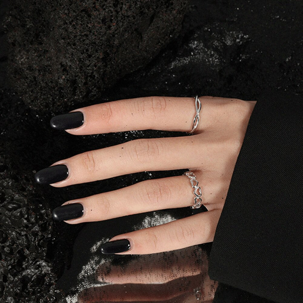Anillo Corazones Plata
