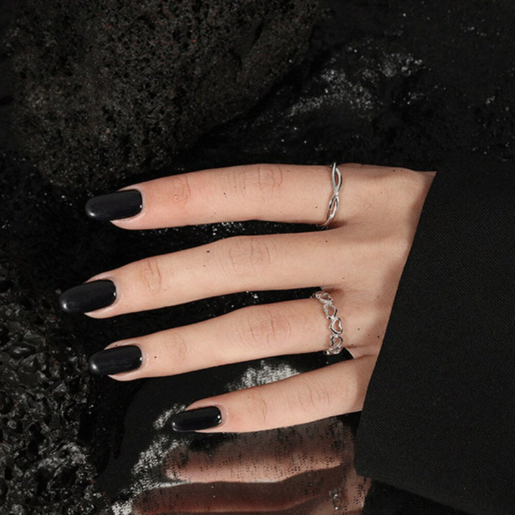 Anillo Corazones Plata