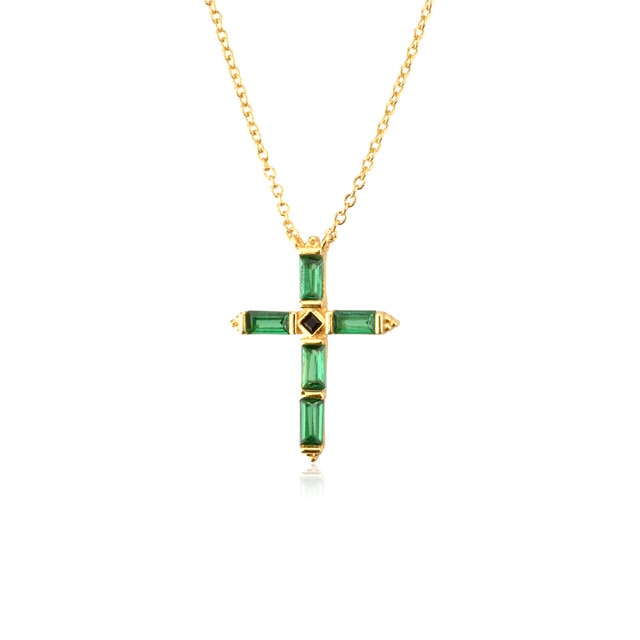 Collar Dynasty Green Oro
