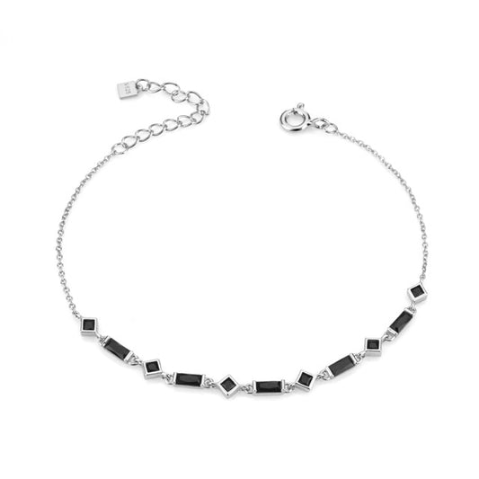 Pulsera Kat Black Plata