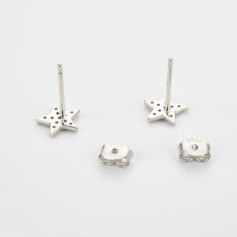 Pendientes Star Plata