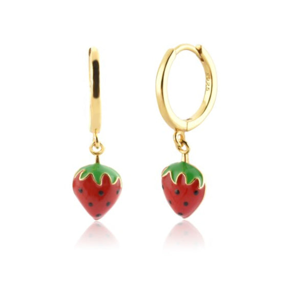 Aros Fresa Oro