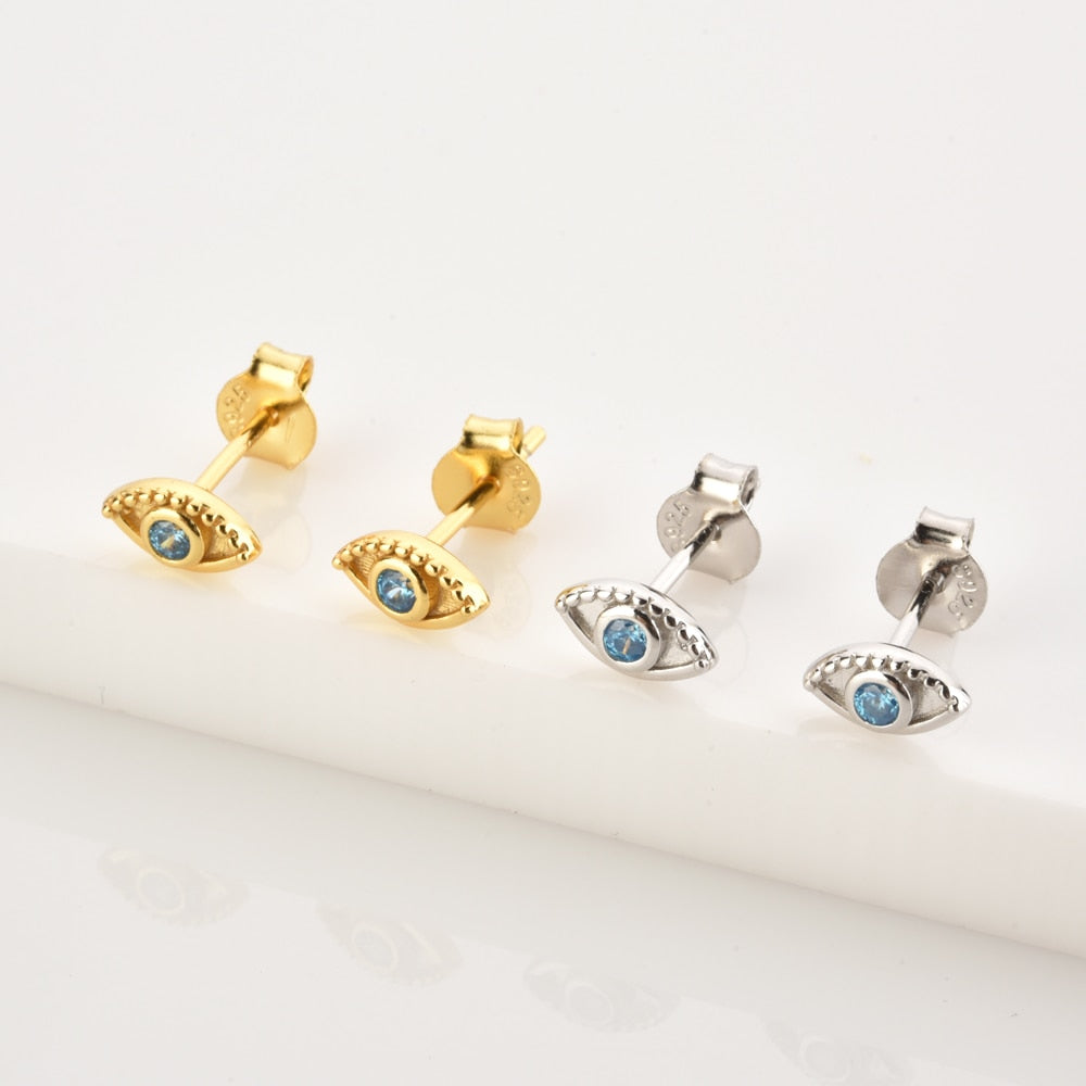 Pendientes Krishna Eye Plata