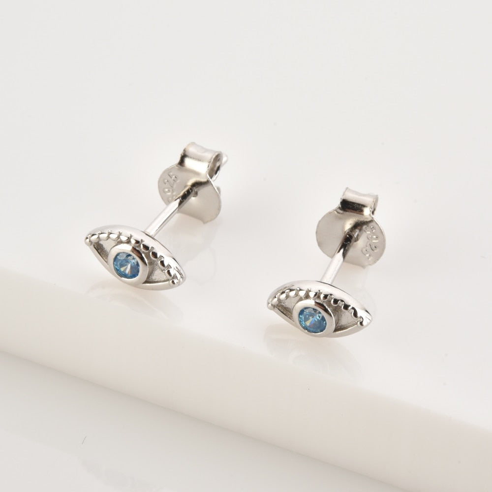 Pendientes Krishna Eye Plata