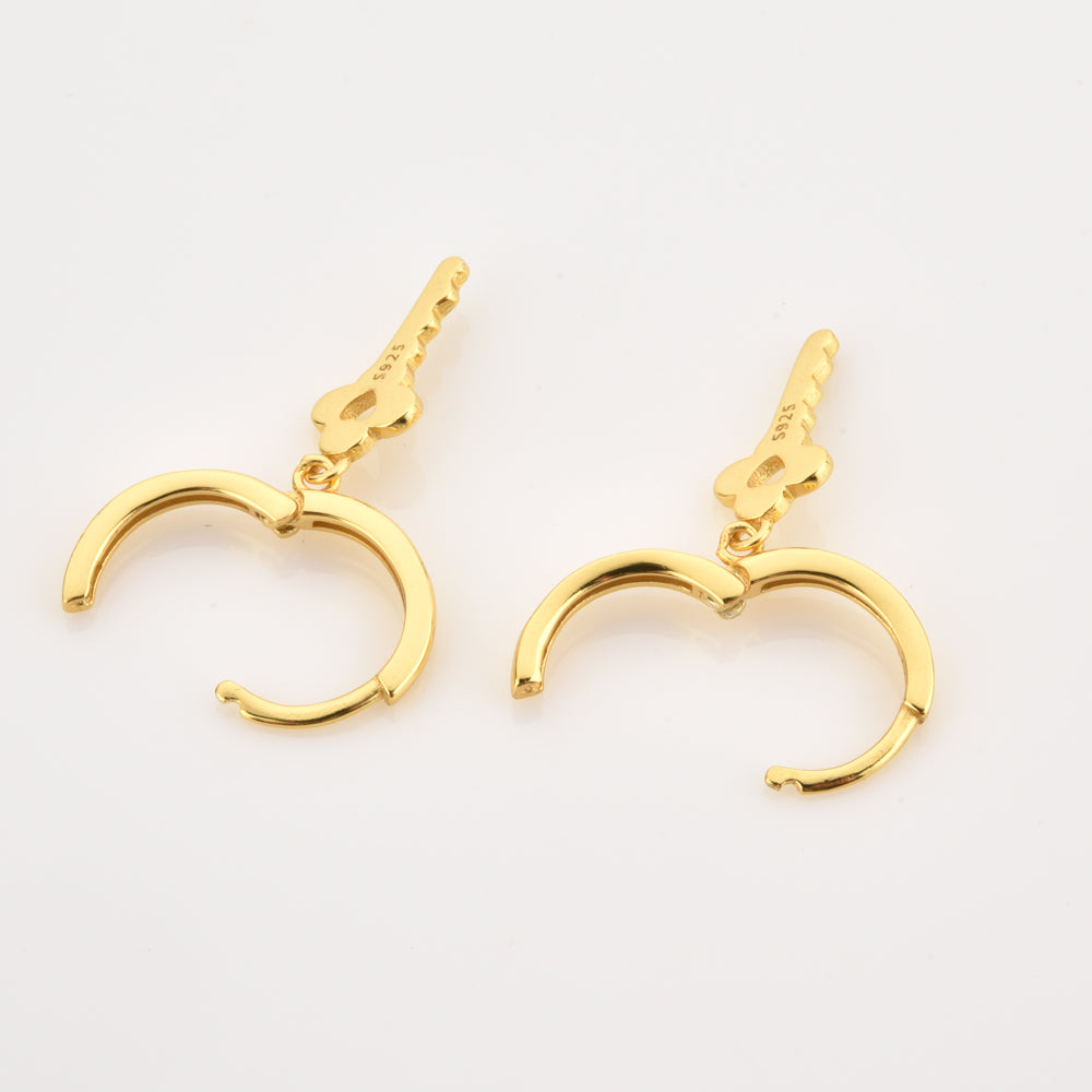 Aros Loving Key Plata