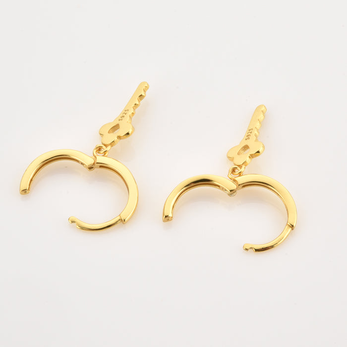 Aros Loving Key Plata