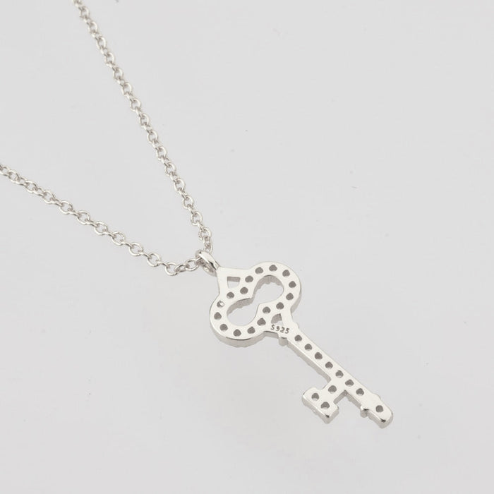 Collar Shiny Key Plata