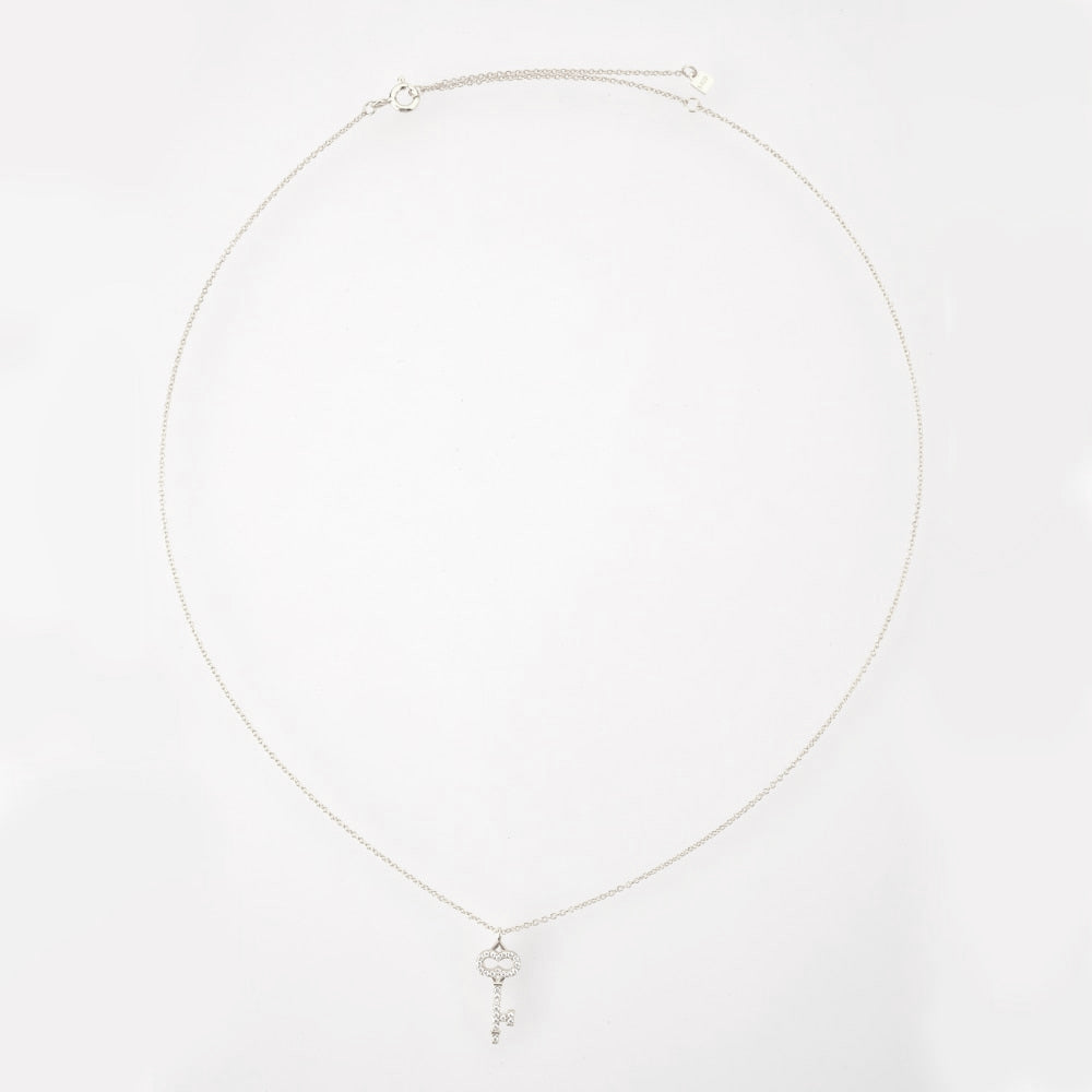 Collar Shiny Key Plata