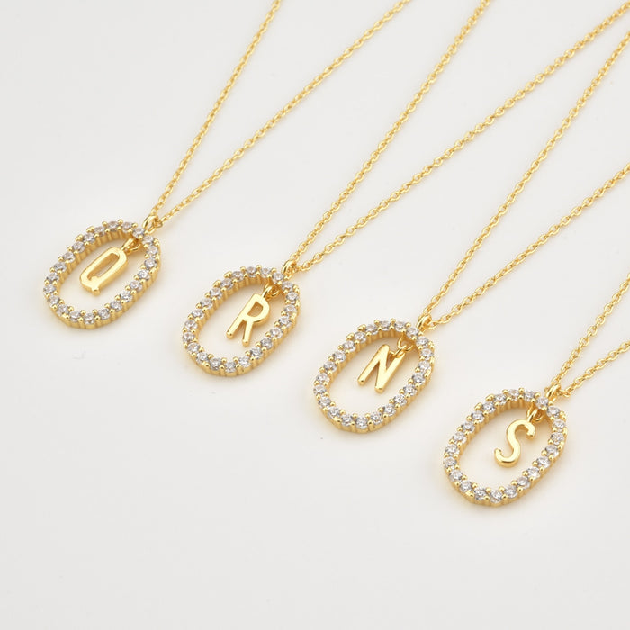 Collana White Spring Iniziale Oro