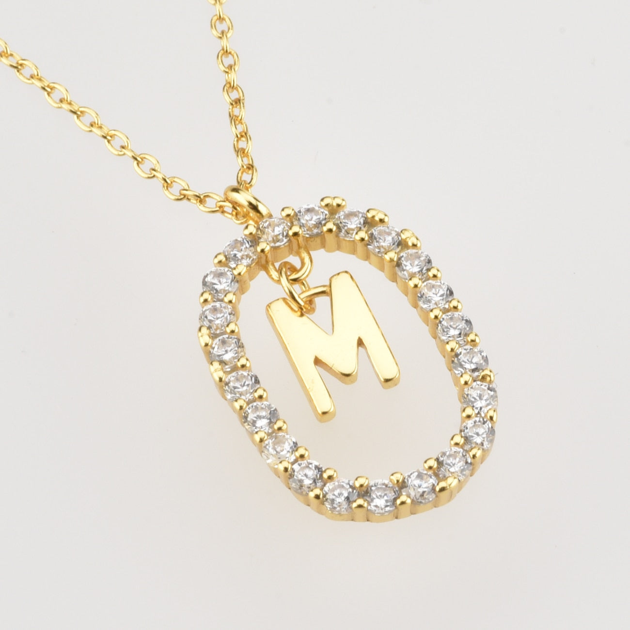 Collar White Spring Inicial Oro