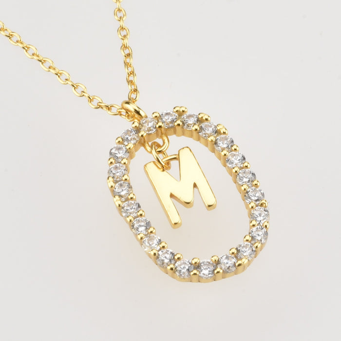 Collana White Spring Iniziale Oro