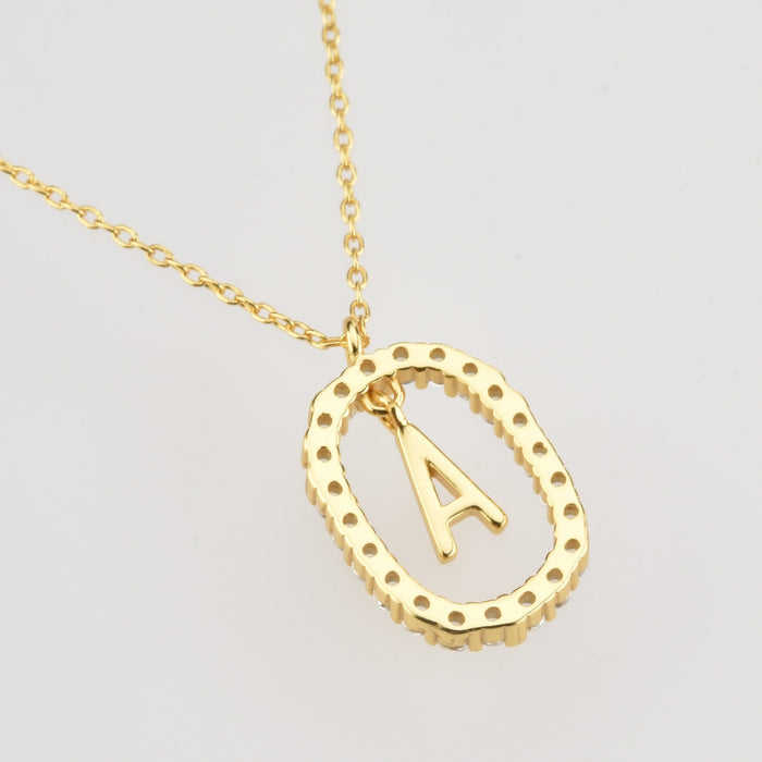 Collana White Spring Iniziale Oro