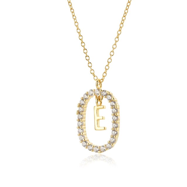 Collana White Spring Iniziale Oro