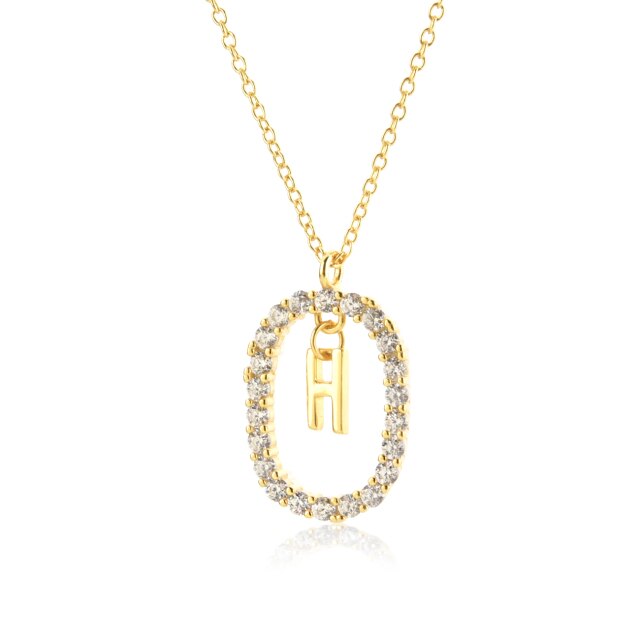 Collar White Spring Inicial Oro