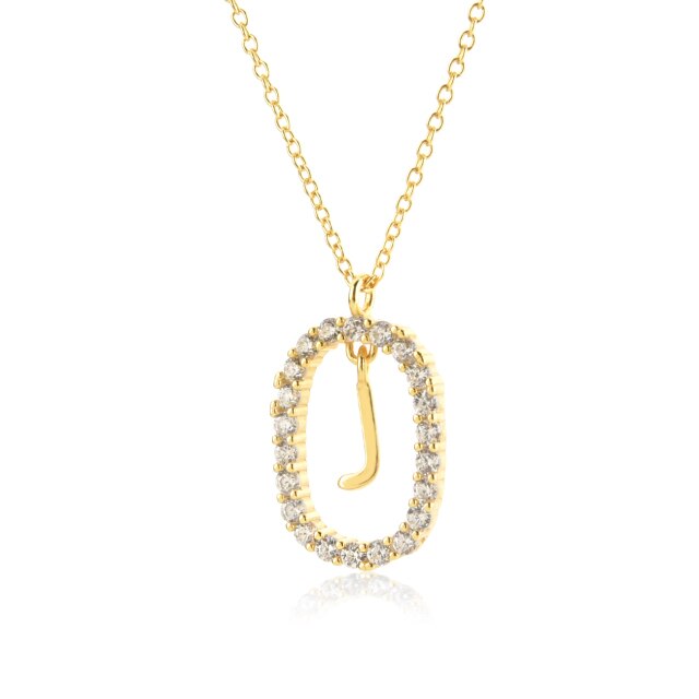 Collar White Spring Inicial Oro